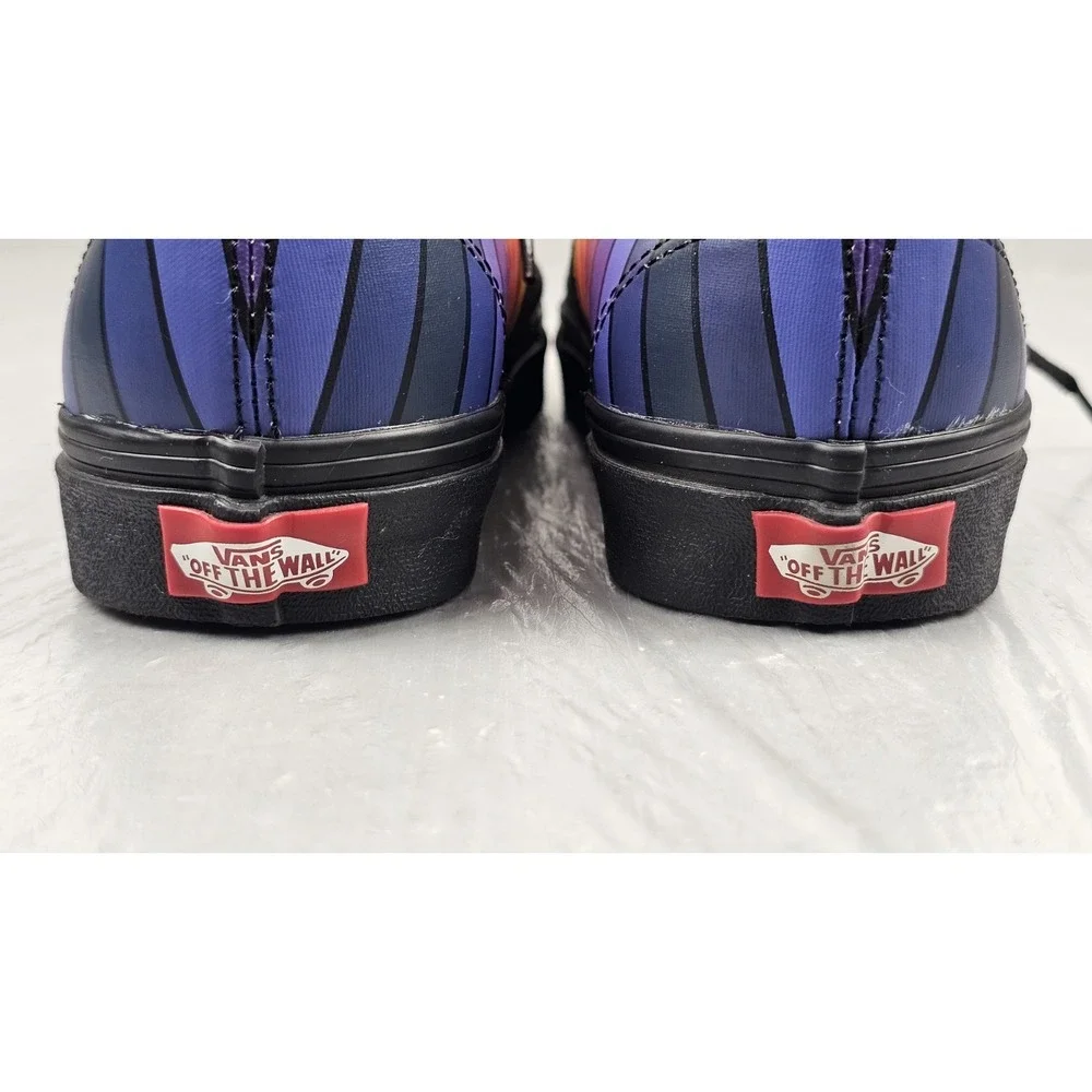 Vans Authentic Sneakers Mens 7 Womens 8.5 Black 'Refract‎ Rainbow' VN0A2Z5IWN7